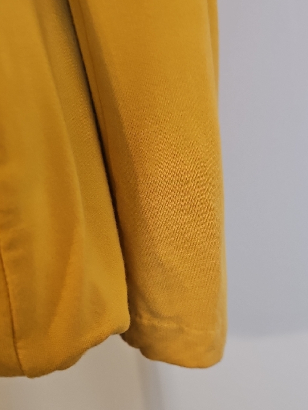 Magaschoni Mustard Yellow Single-Button Women's Jersey Blazer Size Small - Picture 6 of 11